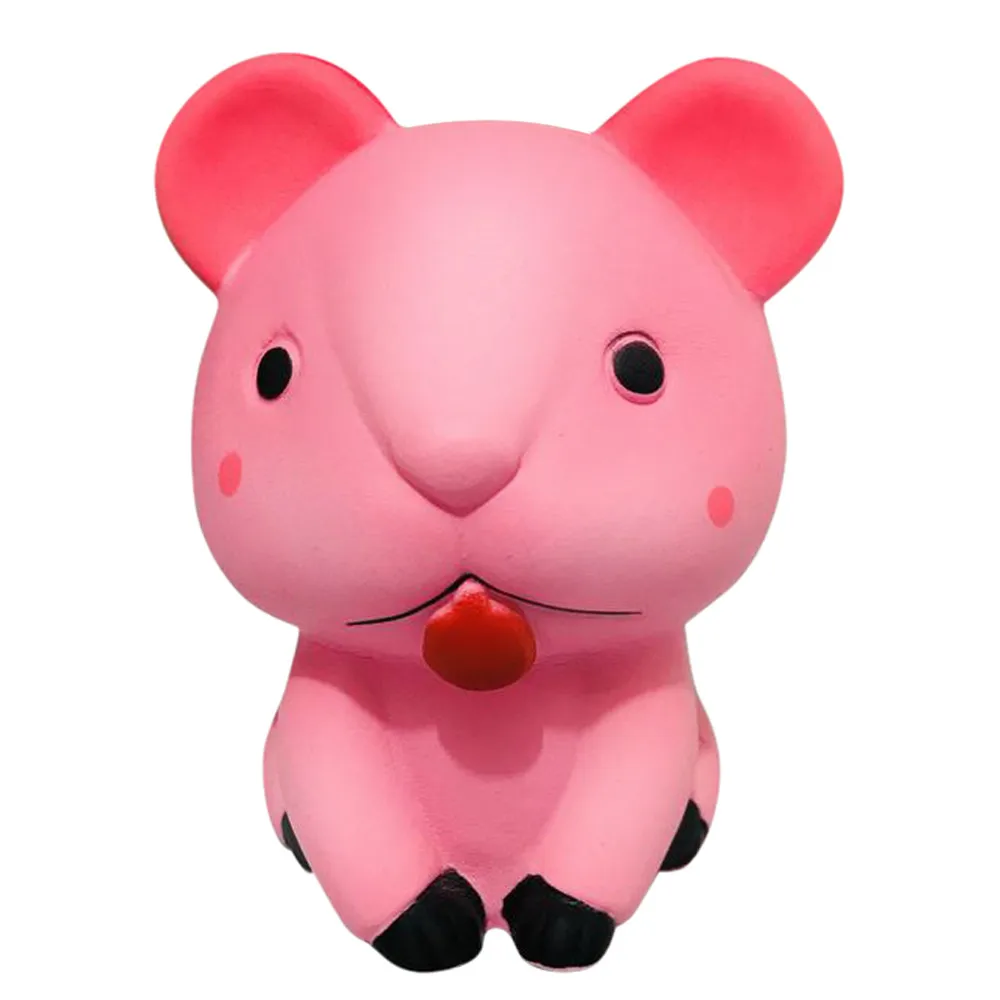 Мягкая розовая мышь ароматизированный медленно поднимающийся коллекционный игрушка-антистресс-игрушка высокого качества Прямая