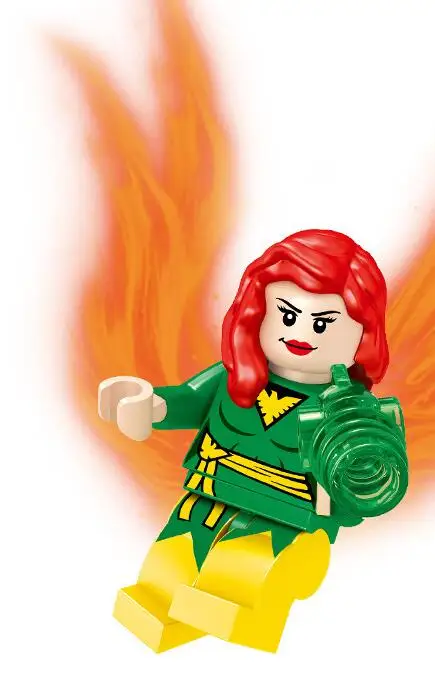 Legoings 8pcs Marvel X-men Magneto Professor X Mystique Quicksilver Phoenix Building Blocks Toys for Children