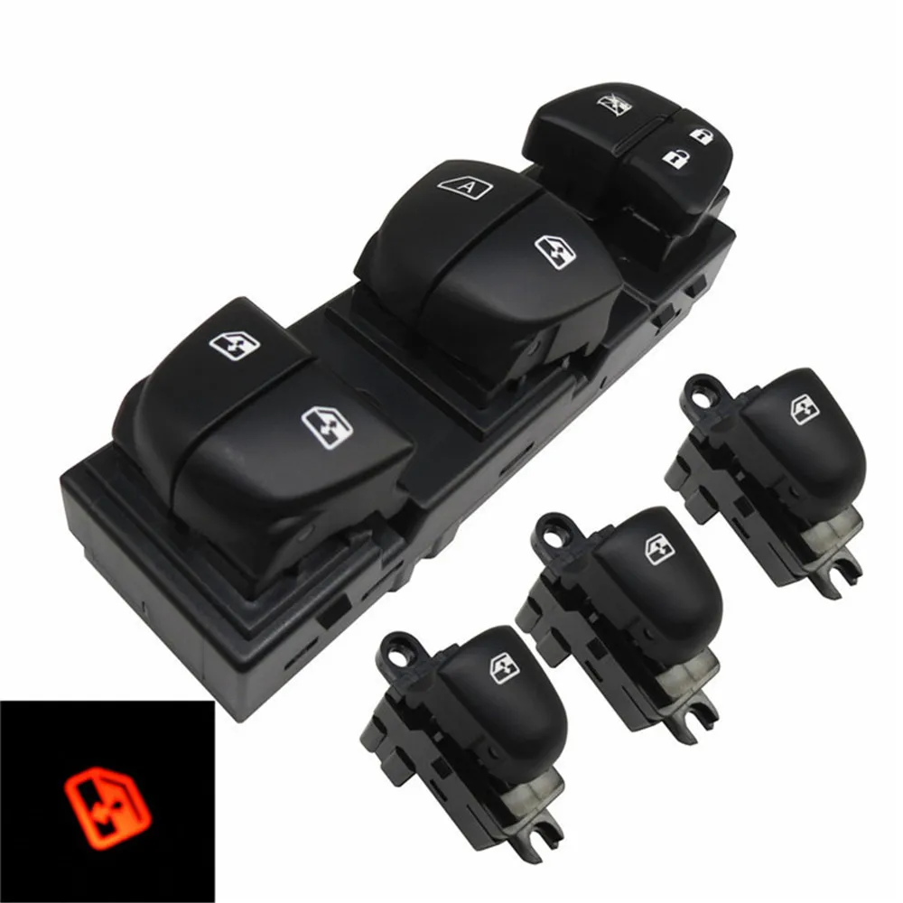 Auto Power Window SwitchSingle Window switch For Nissan QashqaiAltimaSylphyTiidaX-Trail