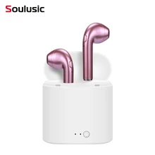 Soulsic I7S TWS красочные наушники Bluetooth наушники стерео мини наушники беспроводные наушники Audifonos с микрофоном зарядная коробка