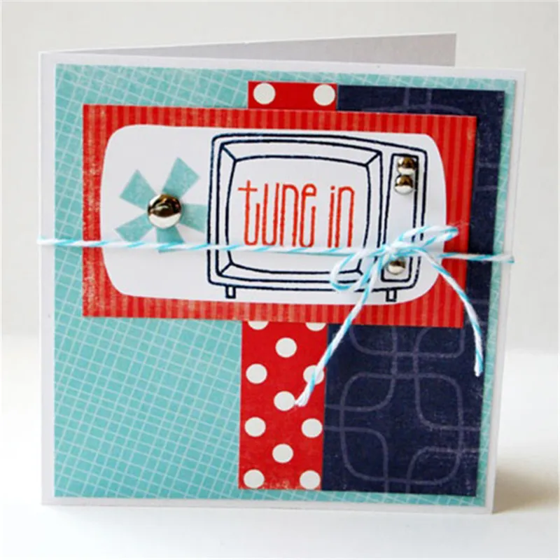 

Eastshape Home TV Dies Metal Cutting Dies for DIY Scrapbooking Card Making Paper Embossing Stencil Craft Die Cut