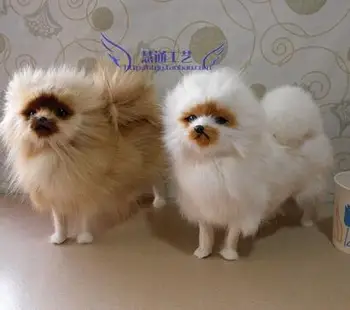 

Fur imitation animal bomei dog cute toy dog imitation famous dog pet decoration animal