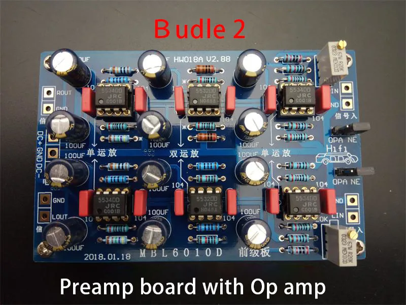 MBL6010D Предварительный усилитель плата предусилителя тональная плата удаленный объем Предварительный сигнал буферная Плата усилителя