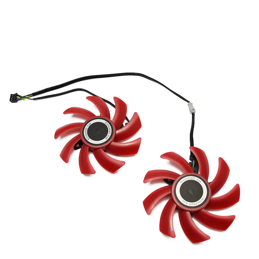 2PCS/lot 85MM FDC10H12S9-C FY09010H12LPB Cooler Fan Replace For HIS XFX RX 570 RS R9 285 390X RX580 Graphics Video Card Cooling