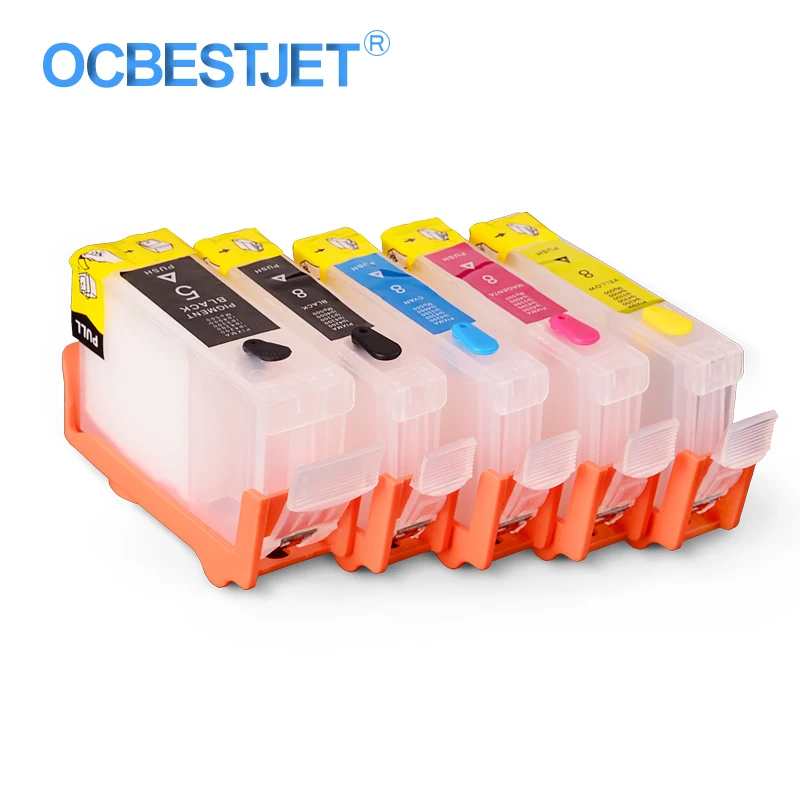 卸売 Refillable CLI-8 PGI-5 5Colors/Set Ink ARC With Cartridge プリンタアクセサリ