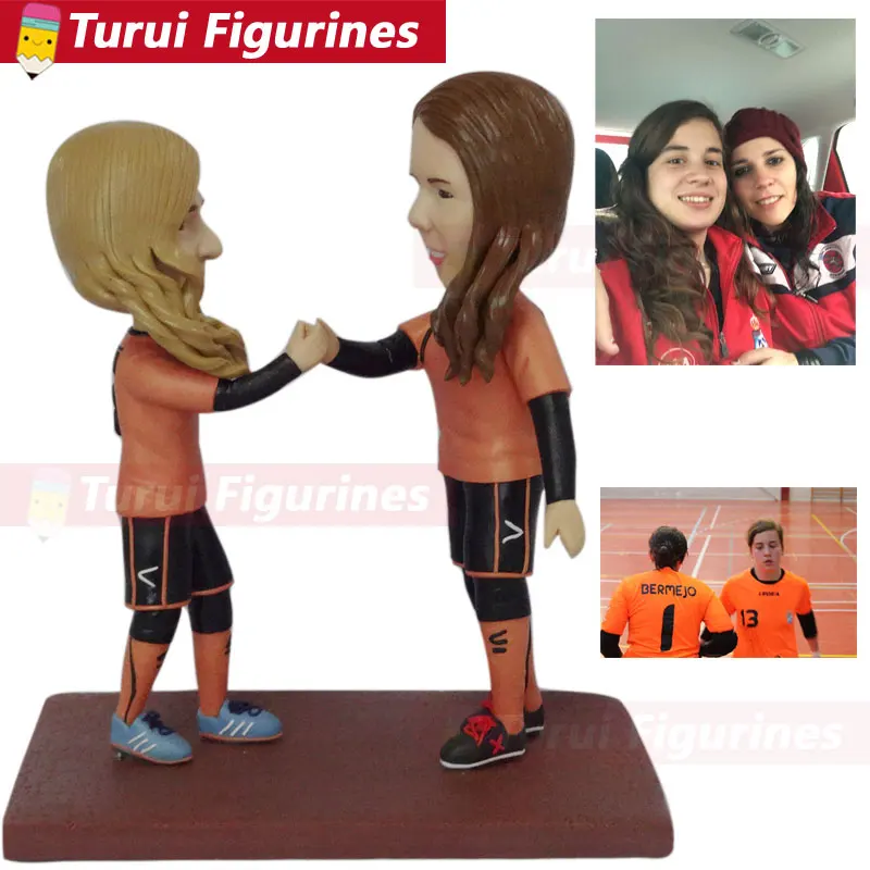 personalized bobble head figures custom bobblehead figurines dolls husband & wife bobble head clay figures sculpture gifts statu