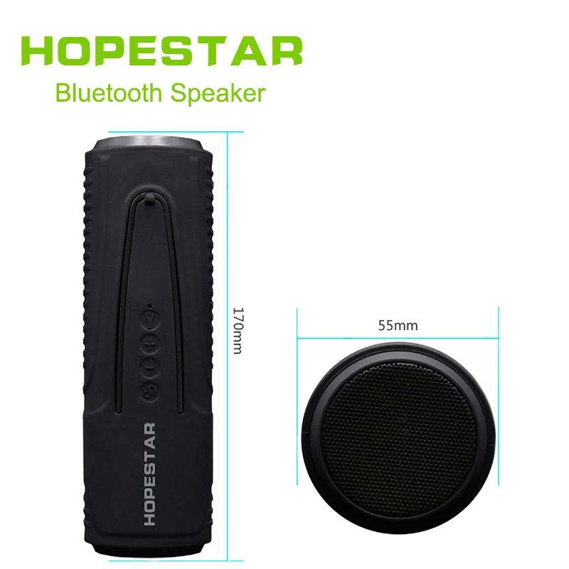 HOPESTAR P3 Bluetooth Динамик Беспроводной сабвуфер велосипед Водонепроницаемый стерео Поддержка TF AUX FM с Мощность банк фонарик для использования вне помещения