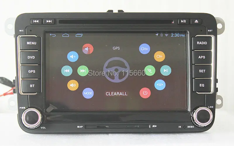 Android 4.4.4 Quad Core Car DVD GPS for 7inchs Wolkswagen Models 9