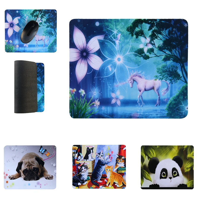 

Mouse Pad Cute Animal Picture Anti-Slip Laptop PC Mice Pad Mat Mouse pads For Optical Laser Mouse Gamer Mousepad