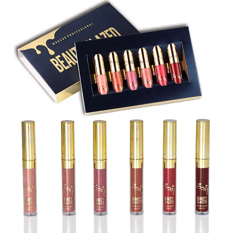 beauty glazed matte liquid lipstick set