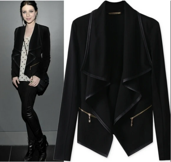 Outwear À En Veste 3s24046 Ouatée Livraison Femmes Cuir Hiver Glissière Mode Fermetures Manteau Pu Gratuite I1nw6q4