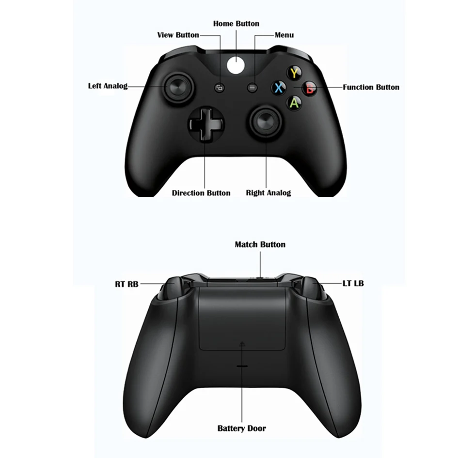 Wireless-Controller-For-Microsoft-Xbox-One-Computer-PC-Controller-Controle-Mando-For-Xbox-One-Slim-Console (1)