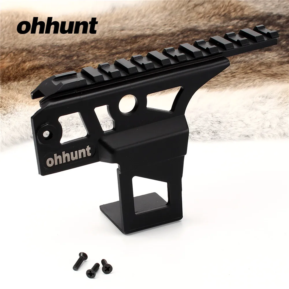Ohhunt معدنية خفيفة يناسب على الادسنس بندقية AK47 AK47S AK74 التكتيكية الجانب نطاق 20 ملليمتر القياسية Picatinny ويفر السكك الحديدية جبل Ohhunt معدنية خفيفة يناسب على الادسنس بندقية AK47 AK47S AK74 التكتيكية الجانب نطاق 20 ملليمتر القياسية Picatinny ويفر السكك الحديدية جبل