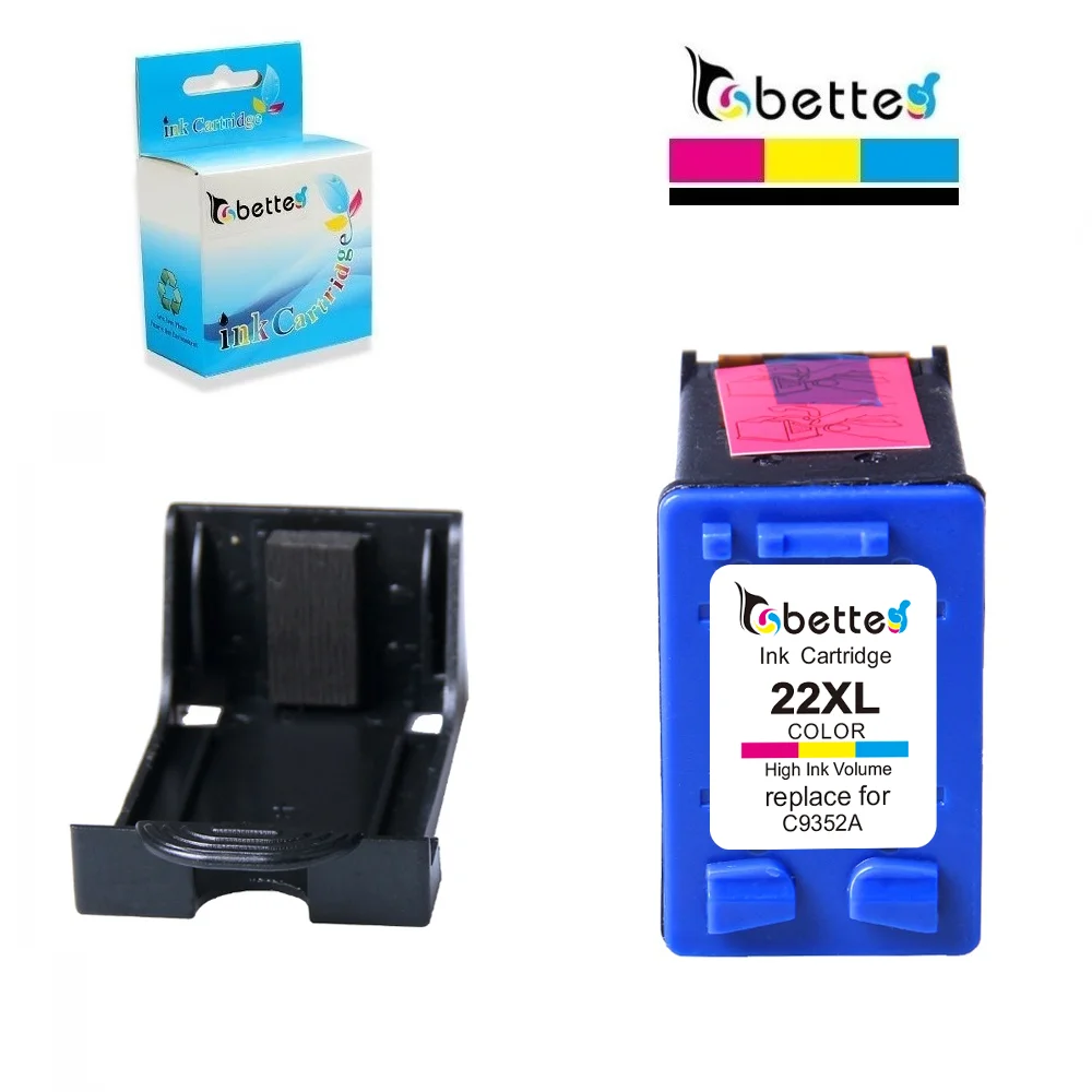 Bette Ink Cartridge Replacement for HP 22 22XL hp22 DeskJet F4135 F4140
