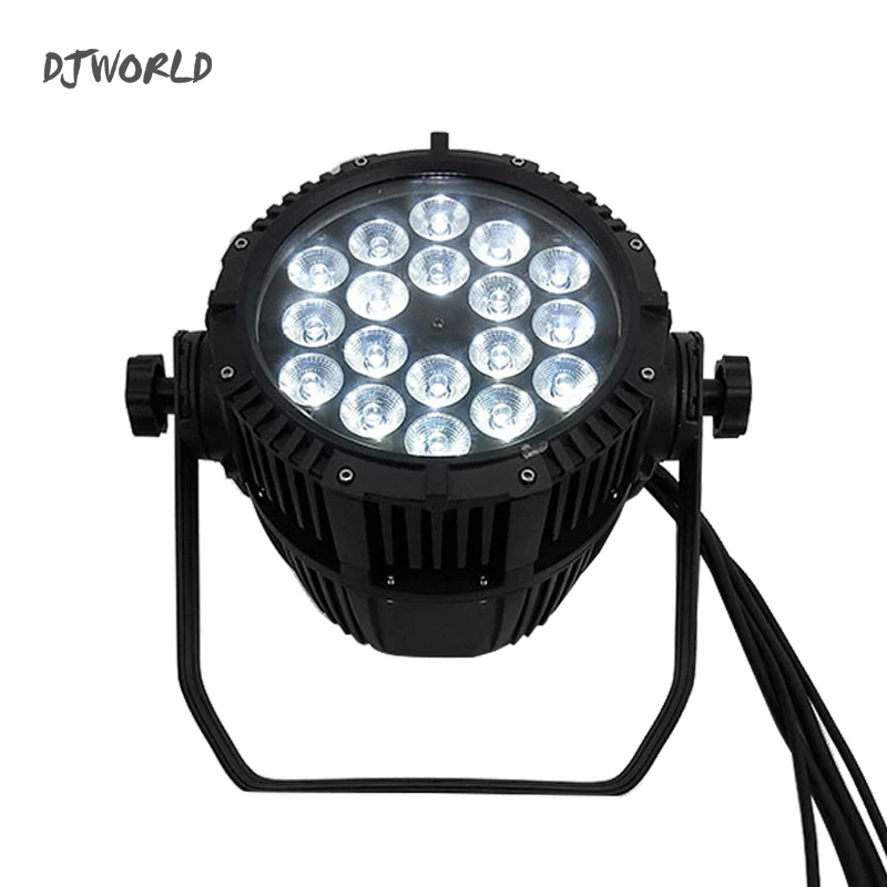 Водонепроницаемый светодиодный Par 18x18W RGBWA + UV DMX512 сценический эффект освещения