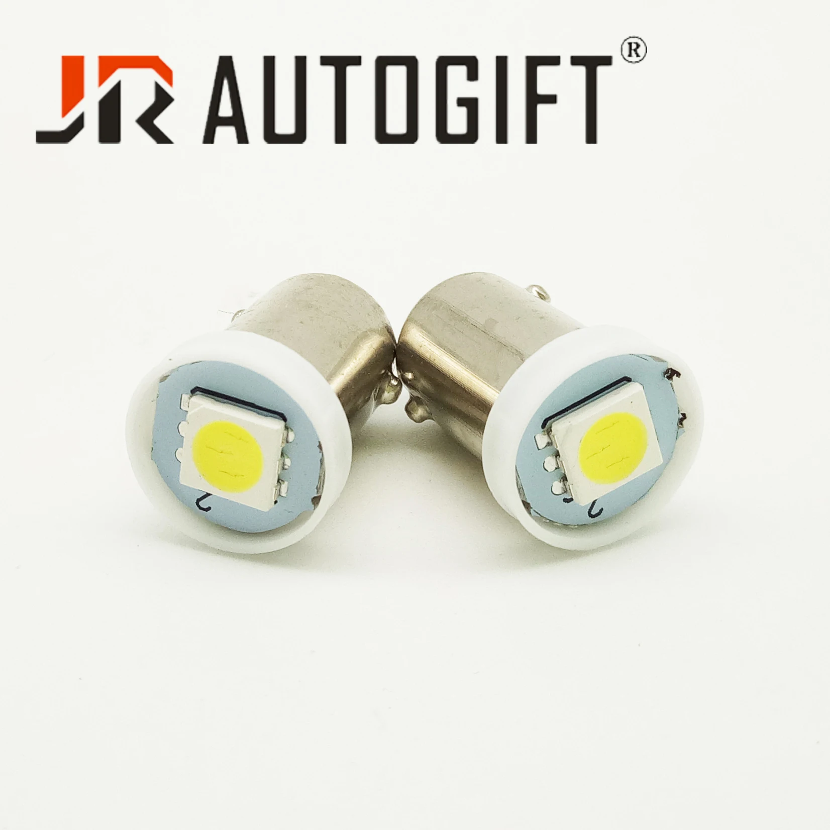50 шт. BA9S 5050 1SMD светодиодный T4W белый/синий/красный/желтый/зеленый 12/24светодиодный