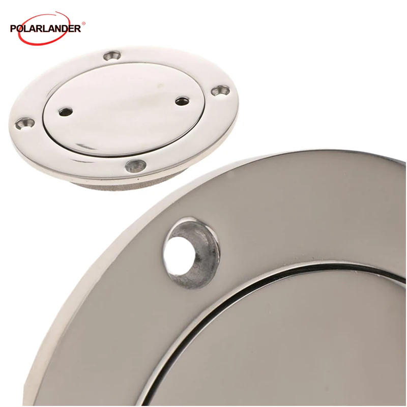 

Inspection Bayonet For Boat Stainless Steel Deck Plate Boat Access Hatch Cover Boat Marine Waterproof 4inch / 6inch 1pcs