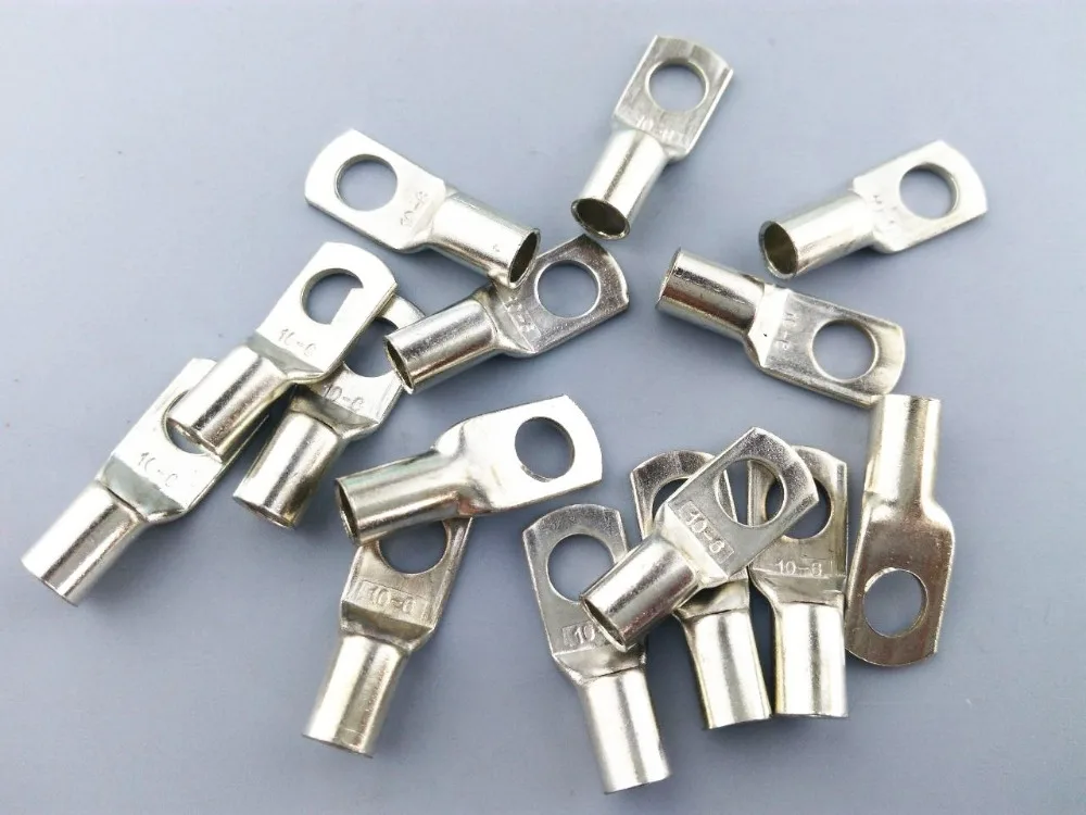 

SC 10-6 Bolt Hole Tinned Copper Cable lugs Battery Terminals 10mm wire