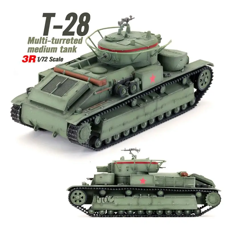Второй мировой войны советские T 28 многоразовый средний танк 3R 1/72 без литья под