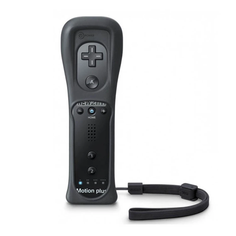 2 в 1 беспроводной пульт дистанционного управления для Nunchuk nintendo wii Встроенный Motion Plus геймпад с силиконовый чехол датчик движения