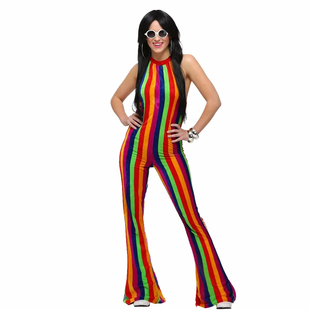 bell bottom jumpsuits from the 70's