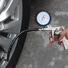 Цинковый сплав Материал измеритель давления в шинах 220psi самоблокирующийся Пистолет Сцепление насос с пусковым устройством для авто