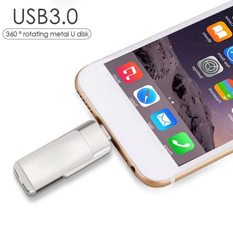 USB-флеш-накопитель 3 в 1 OTG Lightning 64 ГБ 32 16 | Компьютеры и офис
