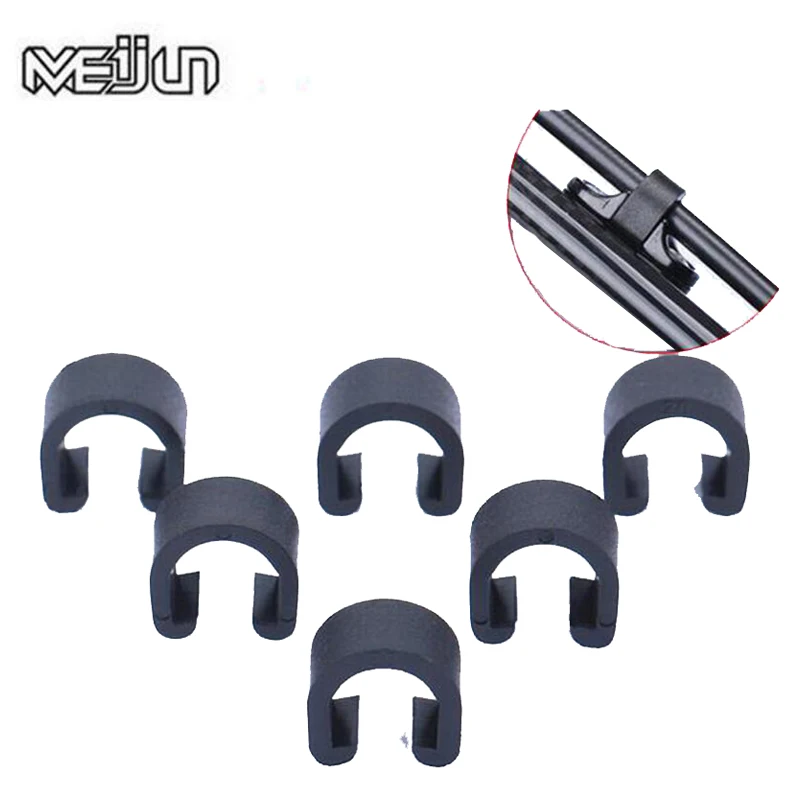 

30pcs MEIJUN Bike Disc Brake Cable Sets Pipe Line Deduction Transmission Pipe C type Buckle Snap Clamp