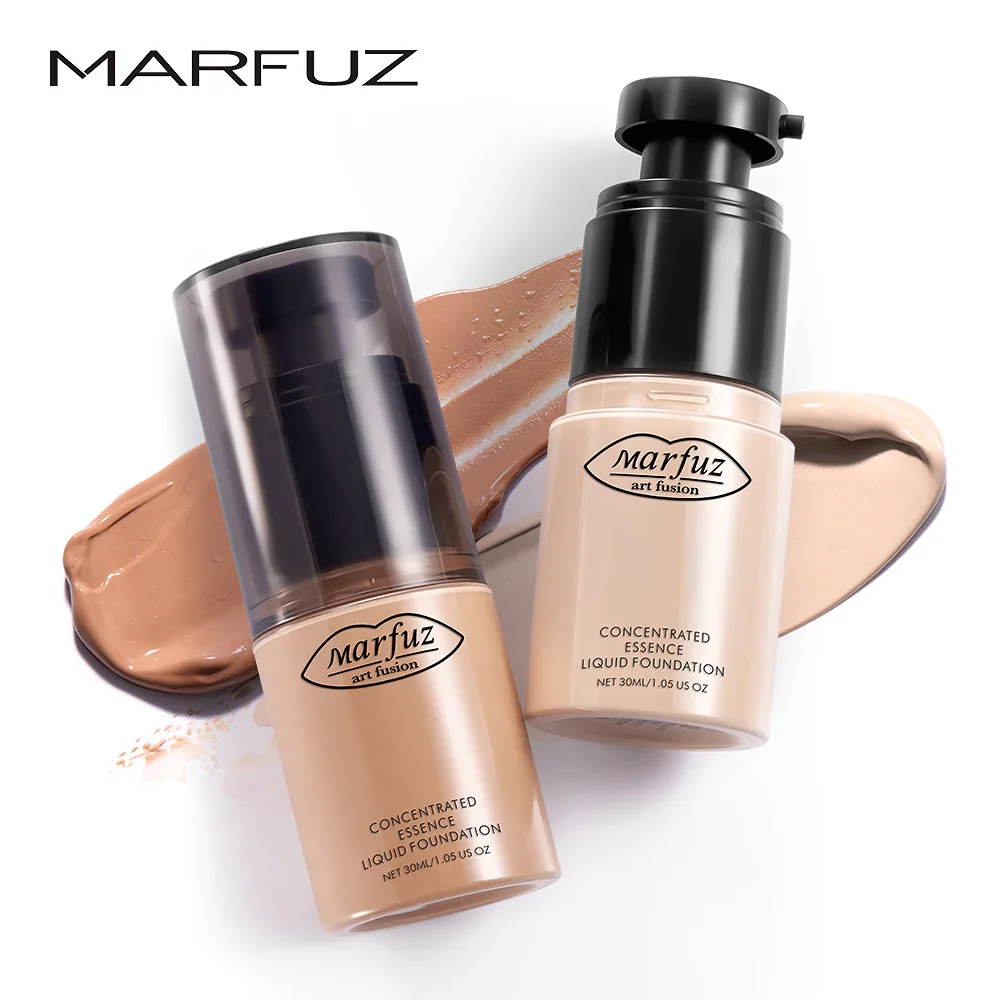 

MARFUZ Professional Face Makeup base Liquid Foundation Concealer Brighten Primer cream matte finish Make up Cosmetics