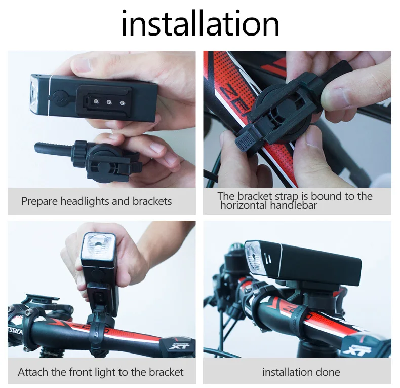 Cheap Gaciron Waterproof 600LM Bicycle Headlight with Wire Control USB Rechargeable MTB Bike Front light Flashlight Handlebar LED Lamp 16