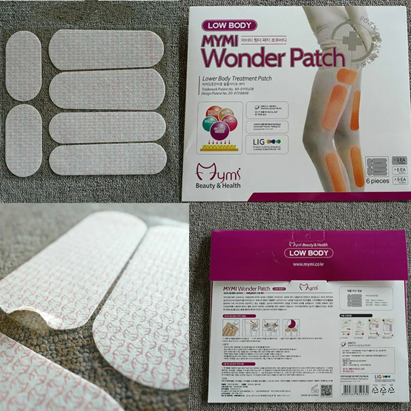 18 шт./упак. Mymi Wonder Slim патч для ног похудение рук потеря веса Patchs сжигание жира Уход