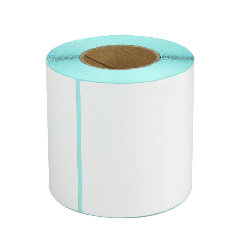 

1 rollsPOS thermal label paper 80x100mmThermal printer Thermal Labels waterproof barcode blank stickers (total 300 labels)