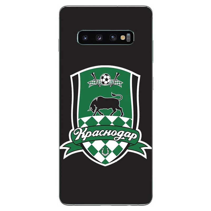 

FC Krasnodar Football Club Logo Painting Case For Samsung Galaxy Note 8 9 S10e S8 S10 Plus Phone Printed Soft silicone Cover