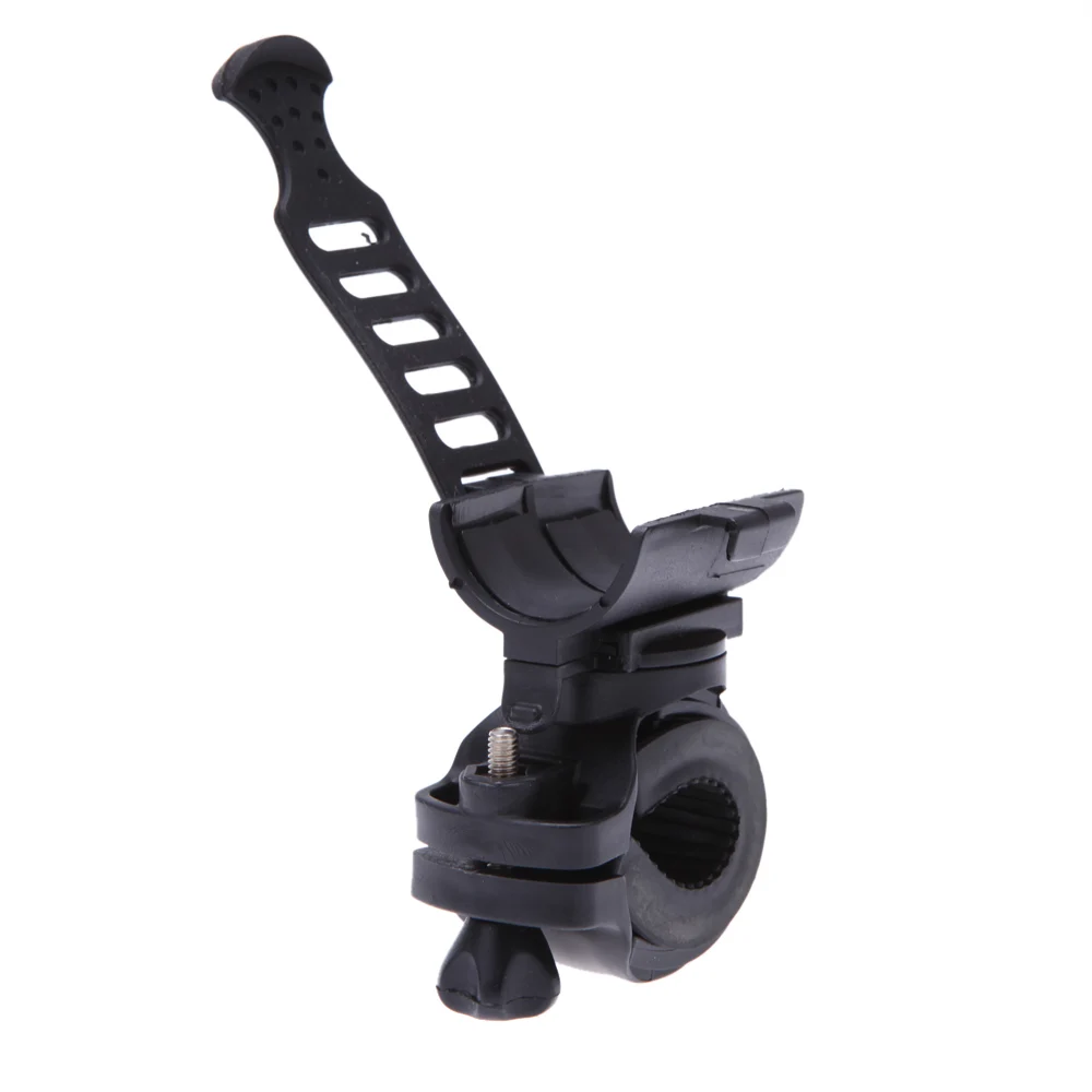 Discount Adjustable 360 Degrees Rotatable Cycling Grip Mount Bike Clamp Clip Bicycle Flashlight LED Torch Light Holder 5