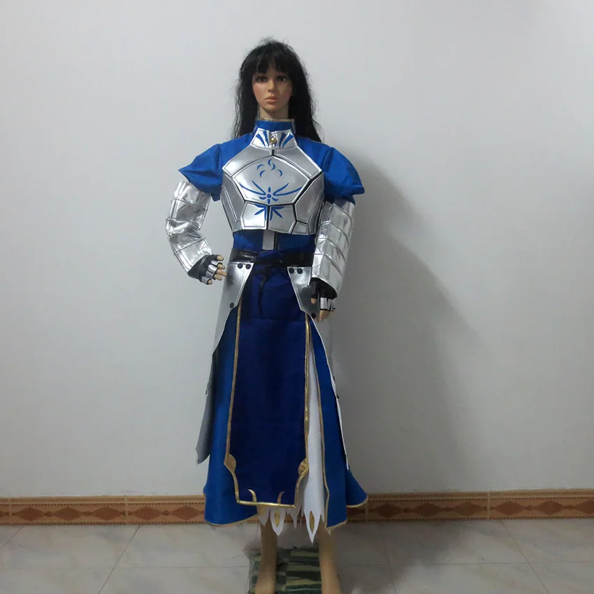 Fate Zero/Stay Night Altria pendragon Saber/king Артур Pendragon Рождественская Вечеринка Униформа на