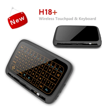 

2019 Hot sell H18 2.4G Wireless remote with Touch keys and backlight remote control for smart home appliance tv set top box