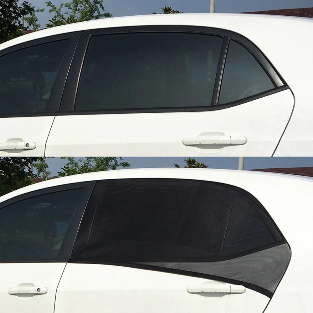 2 шт. Регулируемый солнцезащитный щит для окна автомобиля солнцезащитный щит сетчатый чехол солнцезащитные козырьки экраны для окон Солнечная защита