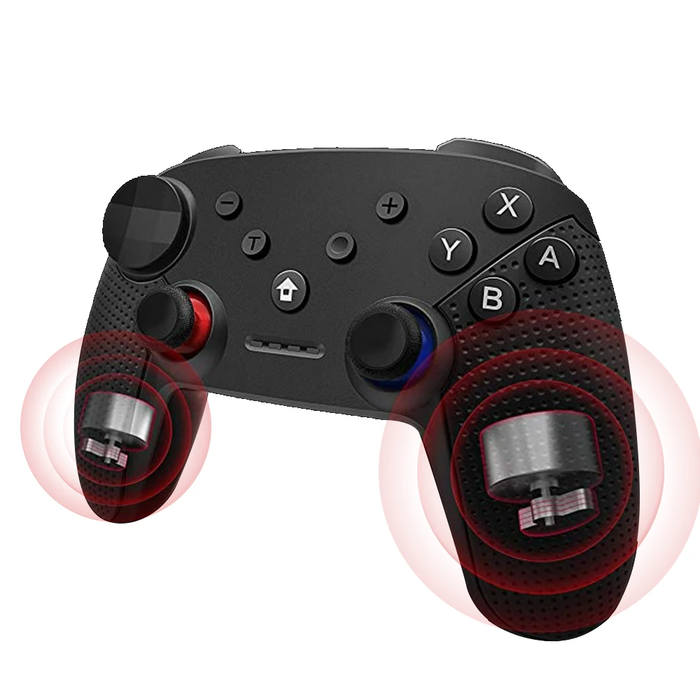 Беспроводной контроллер Bluetooth для Nintendo Switch Gamepad Joypad пульт дистанционного управления Джойстик перезаряжаемый аккумулятор RealGame Experience