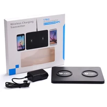 1-2 Беспроводной Зарядное устройство, двойной Беспроводной charging Dock передатчик для Samsung Galaxy S8 S8 + Примечание 8 S7 Edge S6 S6 Edge Plus note5