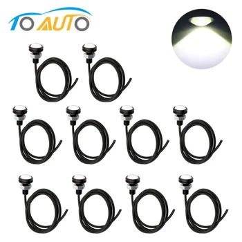 

10pcs high power eagle eye led spot 12v 3w 32mm license plate bolt lights flexible led daytime running lights car light D0005