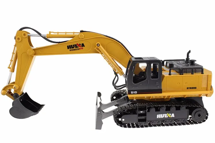 Huina 510 RC экскаватор Автомобиль 2 4G 11CH металлический пульт дистанционного
