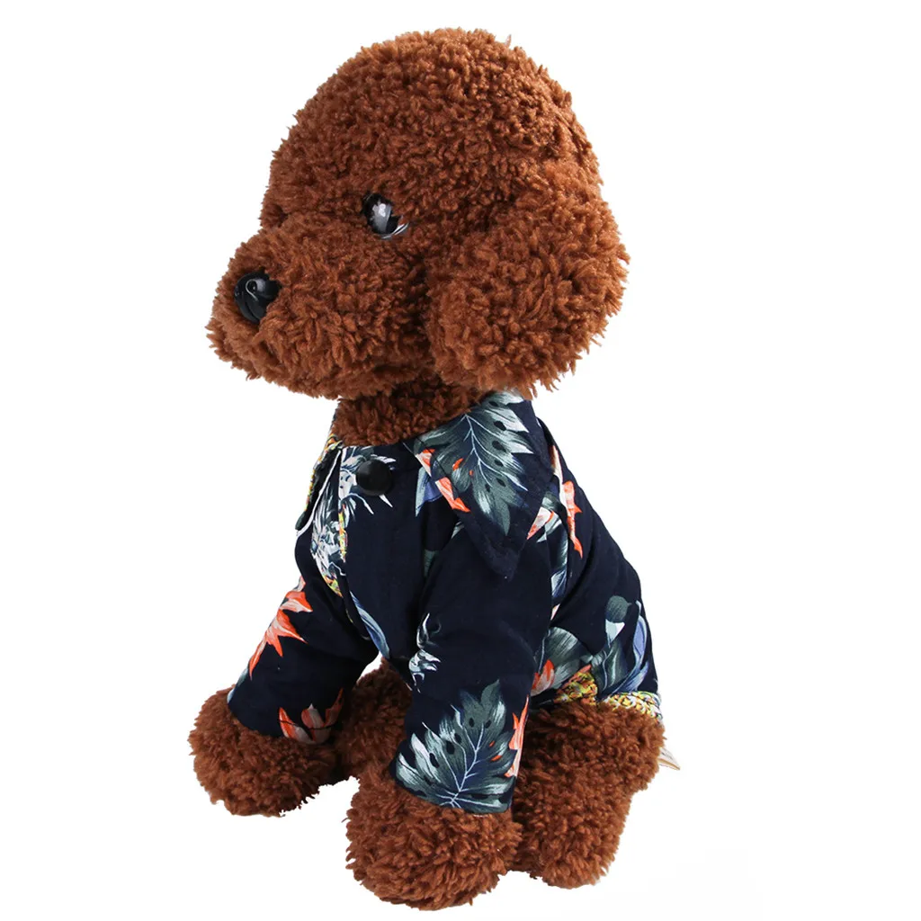 Летняя мини Милая рубашка с принтом для домашних животных 2019 летняя одежда для собак юбка с принтом милый питомец, щенок жилет одежда