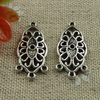 

90 pieces tibetan silver nice connectors 25x12mm #974