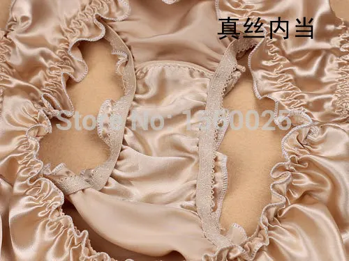Женские однотонные трусики из натурального шелка Размеры M L XL XXL|l xl xxl|solid pantiesxl xxl |