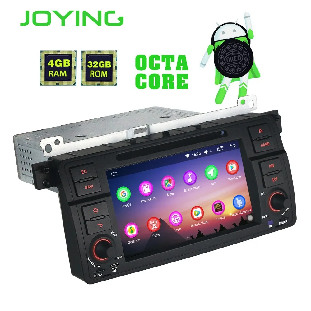 

JOYING 4GB RAM 7'' Android 8.0 Car Radio for BMW E46 M3 Audio GPS navigation Player for BMW E46 head unit for BMW E46 3 Series