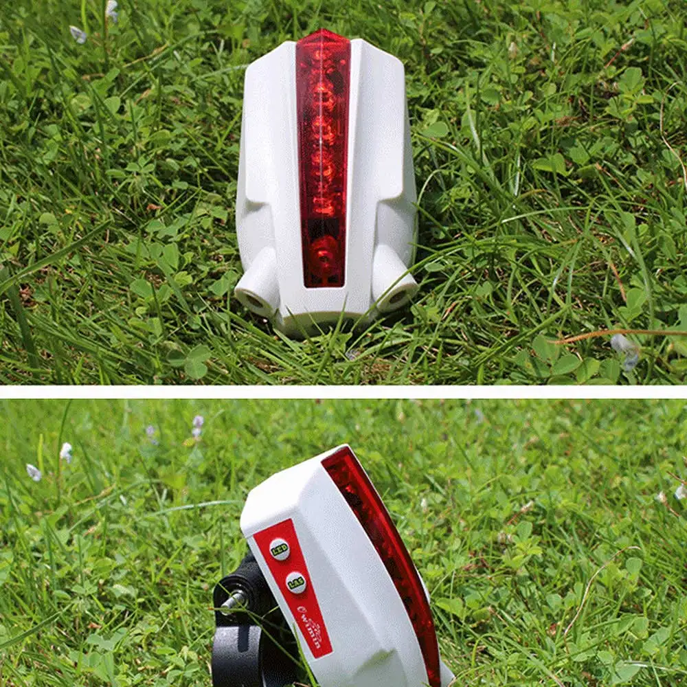 Flash Deal Thumb/Palm/Heart Project Bicycle Lights 8 Modes 3 Patterns Intelligent Bicycle Tail Rear LED Light Wireless Braking Warning Lamp 1