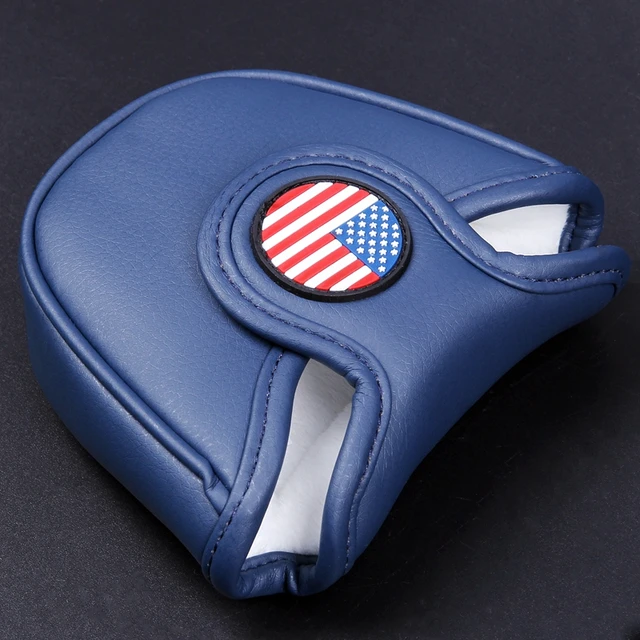 Closure Customized Golf Mallet Putter Covers Headcover