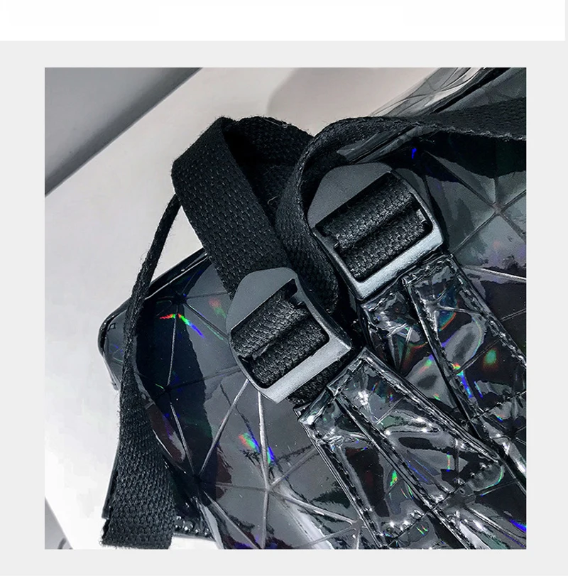 Голографический женский рюкзак серебристые, лазерные дорожные школьные сумки для девочек голограмма Кожаный Женский Повседневный Рюкзак