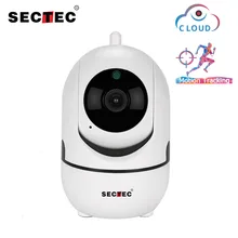 SECTEC 720 P облако Беспроводной IP камера Intelligent Auto отслеживание человека домашние видеонаблюдения сети Wi Fi Cam