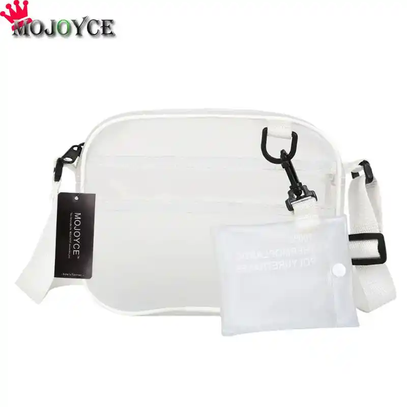 transparent cross bag